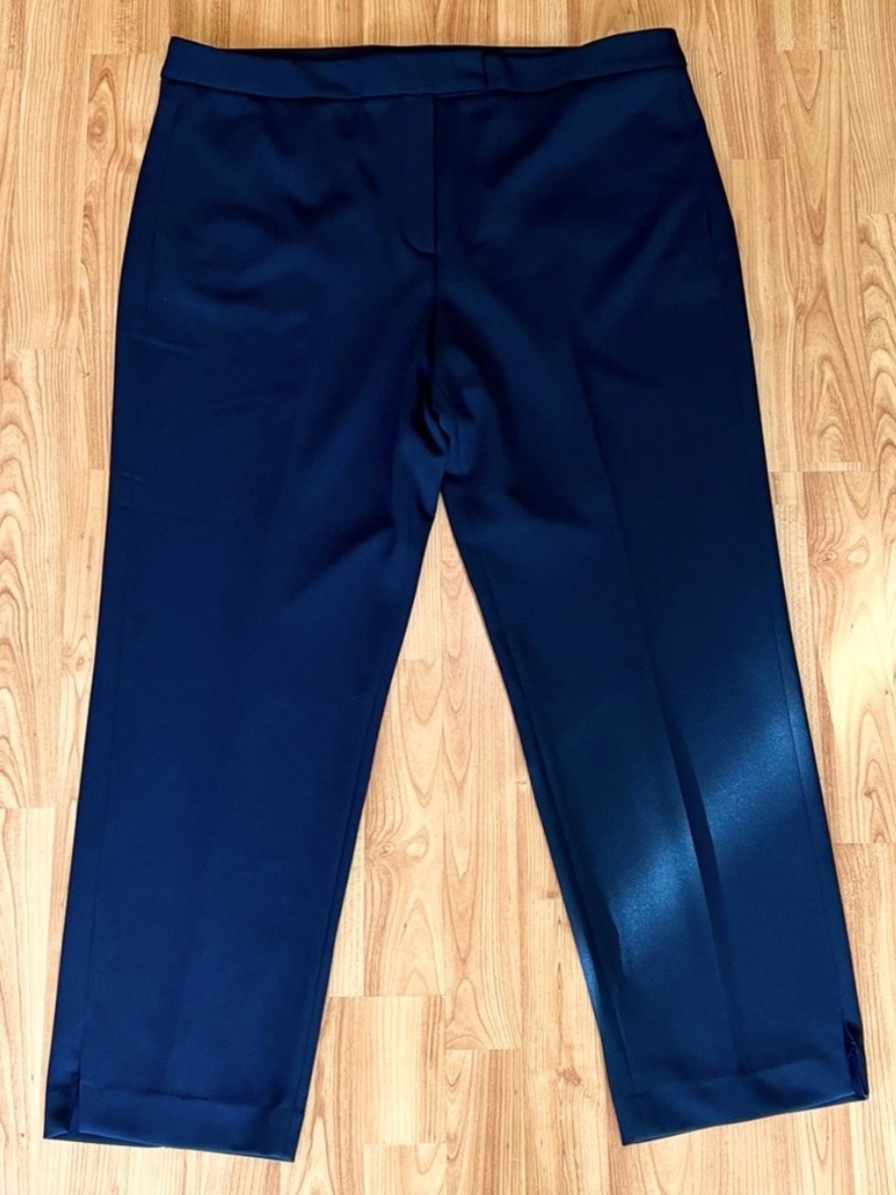 DKNY Classic Black Straight-Leg Dress Pants